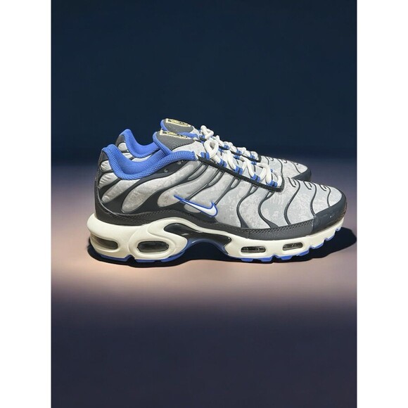 Nike Air Max Plus Tn Social FC 2022 World Cup Limited Ed. Grey Blue Men’s Sz 8.5 - Picture 1 of 13